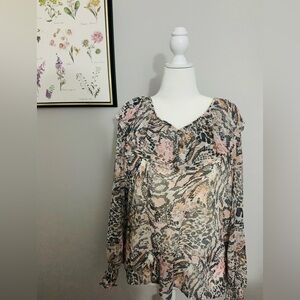 Maurices Large Chiffon Blouse